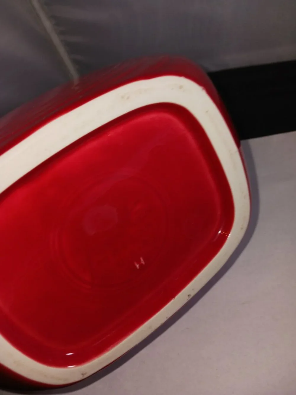 Fiestaware Scarlet Red Large Disc Pitcher 67oz Homer Laughlin